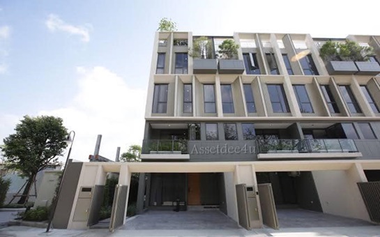 For RentTownhouseChokchai 4, Ladprao 71, Ladprao 48, : Home office for rent, 3.5-storey townhome, fully furnished and electrical appliances, The Ladprao Project