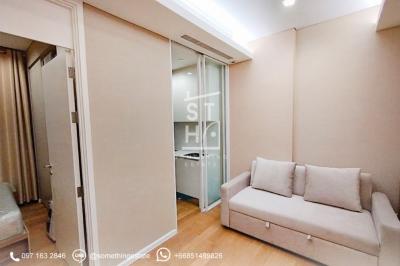 For RentCondoLadprao, Central Ladprao : The Saint Residences, next to Vibhavadi Road, new room, fully furnished, 1 bedroom, 1 living room, 1 kitchen.