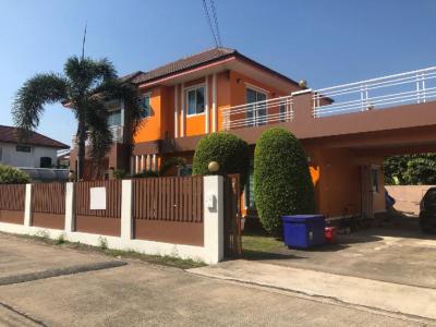 For SaleHouseChachoengsao : House for sale, 3 bedrooms, 2 large halls, area of 102 square wah, Wana Land