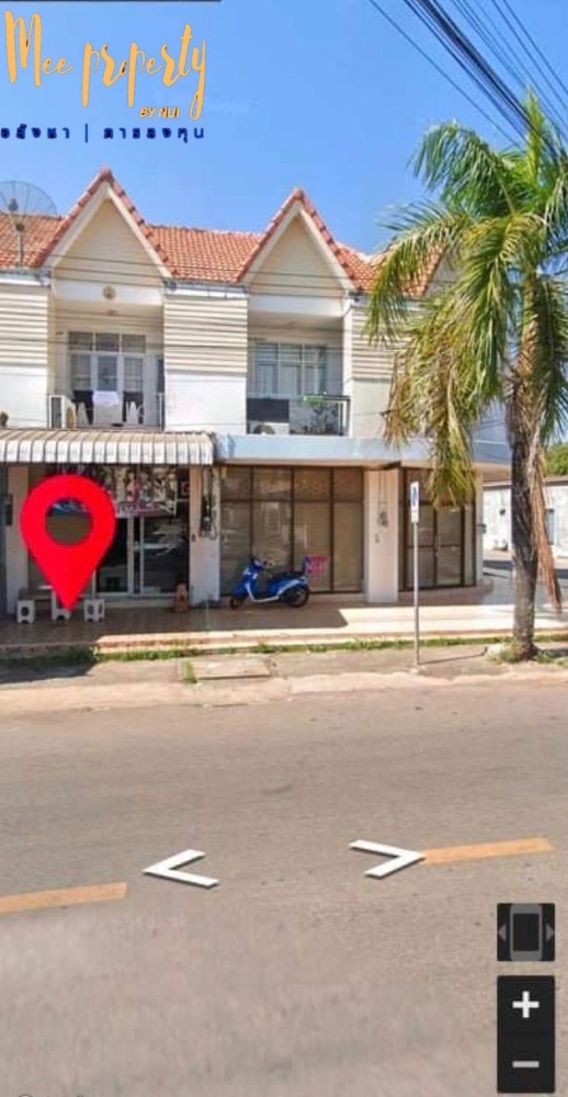 For SaleShophouseNong Khai : Urgent sale, 2-storey commercial building with land 23 square wa. 192 sq.m., area size 4.00x24.00 m., Nong Khai, good location on the road in front of Centerpoint.