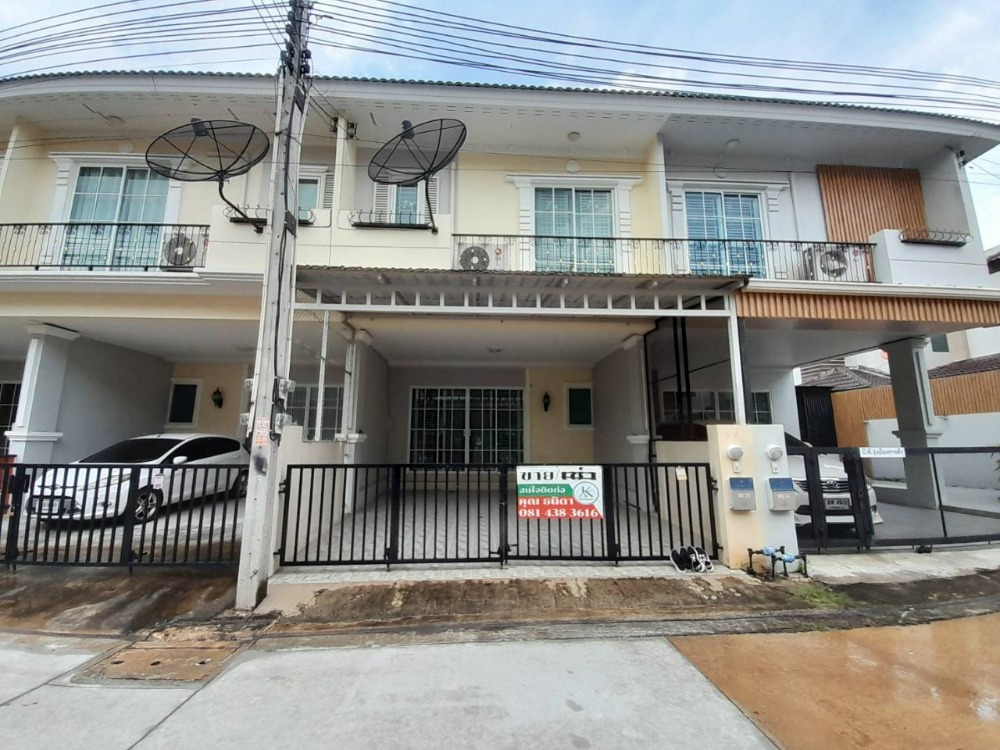 For SaleTownhouseSriracha Laem Chabang Ban Bueng : 2-storey townhouse for sale, Diya Valley University Ready to move in near the community