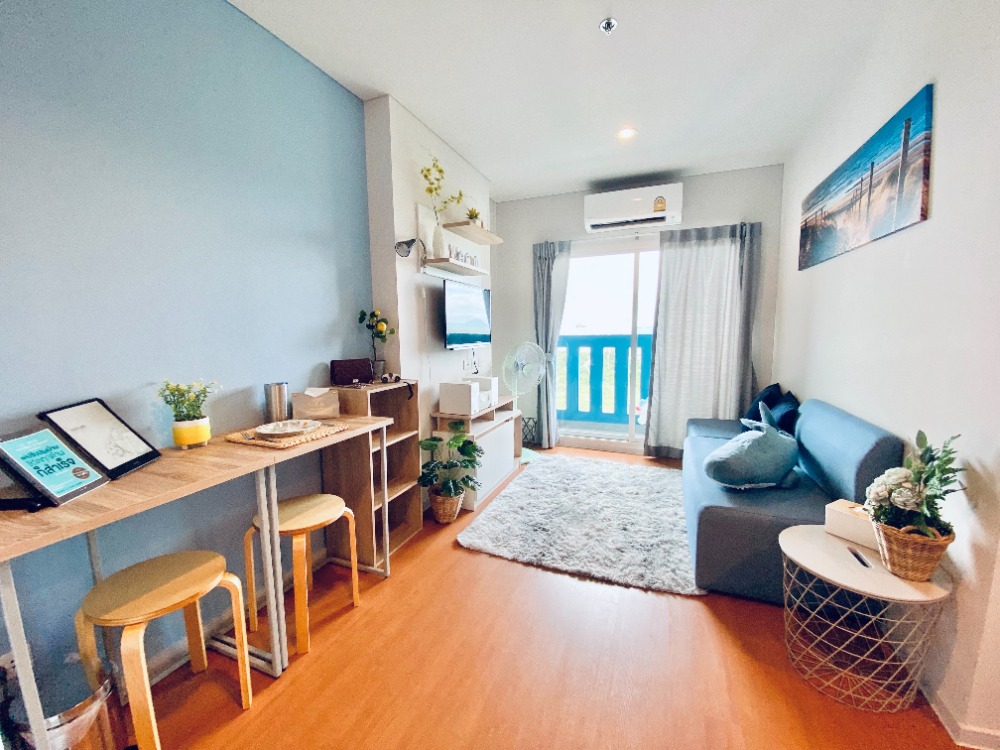 For RentCondoCha-am Phetchaburi : For Rent - Lumpini Seaview Cha-am, 19th floor, beautiful ocean view, with electrical appliances and fully furnished, ready to mov- in. (Rental fee includes common fee)