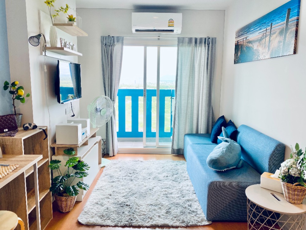For SaleCondoCha-am Phetchaburi : For sale - Lumpini Seaview Cha-am, 19th floor, beautiful ocean view, with electrical appliances and fully furnished, ready to mov- in. (Rental fee includes common fee)