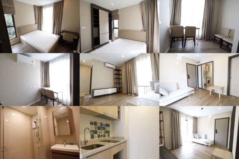 For RentCondoOnnut, Udomsuk : Y7221222 For Rent/For Rent Condo The Nest Sukhumvit 64 (The Nest Sukhumvit 64) 2 bedrooms, 1 bathroom, 37 sq m, 4th floor, beautiful room, fully furnished, ready to move in.