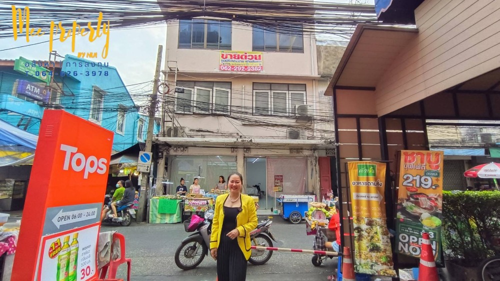 For SaleShophouseAri,Anusaowaree : ME-077 Commercial building for sale, 2 booths, 3.5 floors and a half / Area 23 square wa (Soi Luecha), Phaholyothin Soi 1, Monument, in the heart of the city.