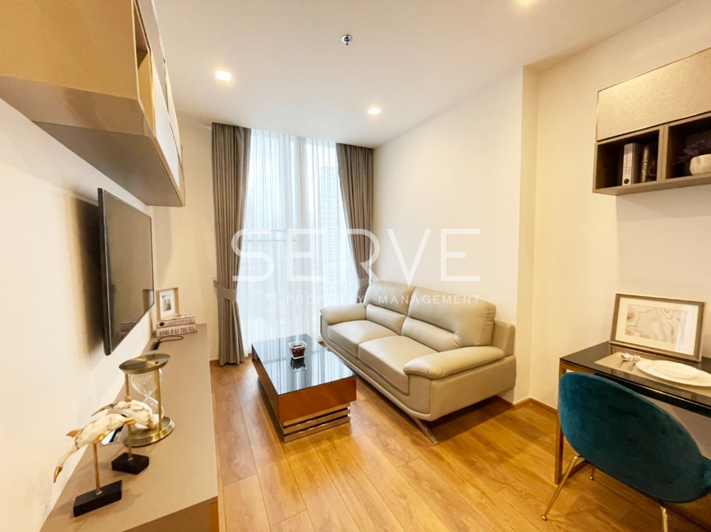 For RentCondoSukhumvit, Asoke, Thonglor : Nice Room 1 Bed High Fl. 10+ South side Good Location Close to BTS Phrom Phong 500 m at Noble BE33 Condo / Condo For Rent