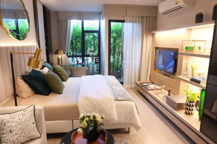 For RentCondoSukhumvit, Asoke, Thonglor : 💛 𝐑𝐡𝐲𝐭𝐡𝐦 𝐄𝐤𝐤𝐚𝐦𝐚𝐢 , beautiful room for rent , near BTS Ekkamai 250 m.