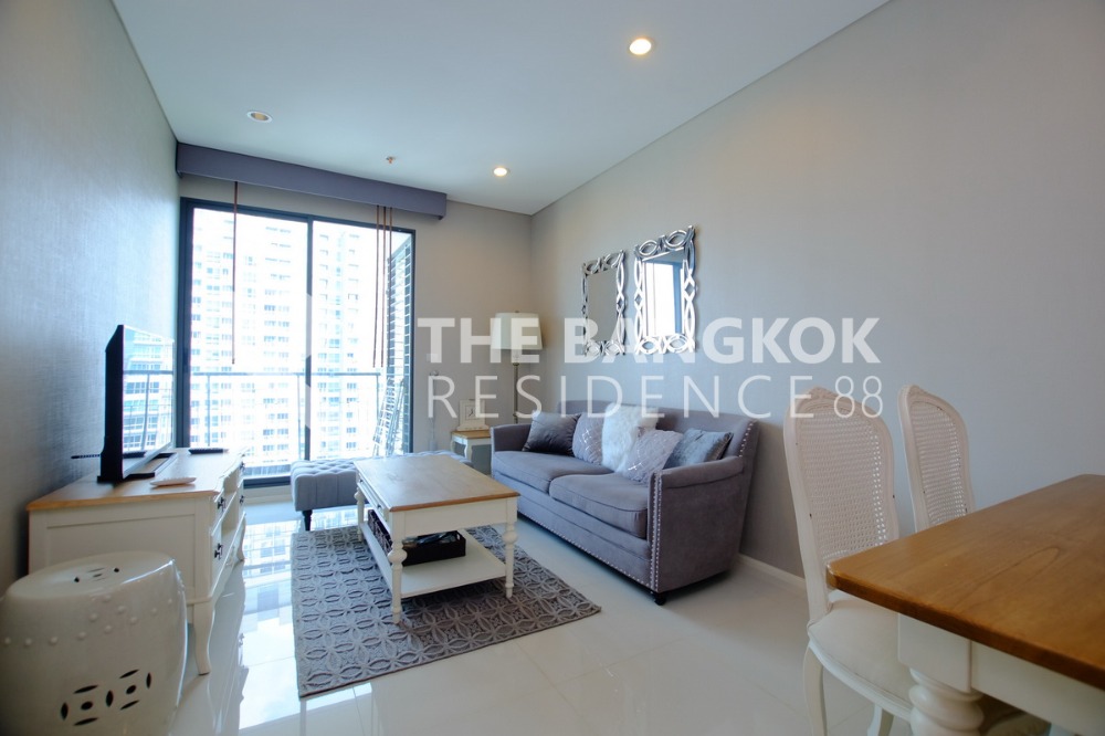 For RentCondoRama9, Petchburi, RCA : 📌Urgent rent!!! Villa Asoke Condo, large room, high floor, good view, fully furnished, ready to move in 22K📞 Contact 065-2614622 Tammy