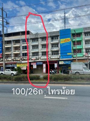 For RentShophouseNonthaburi, Bang Yai, Bangbuathong : (b1456) 4-storey commercial building for rent in Sai Noi area Bang Bua Thong District Nonthaburi Province, 3 bedrooms, 3 bathrooms
