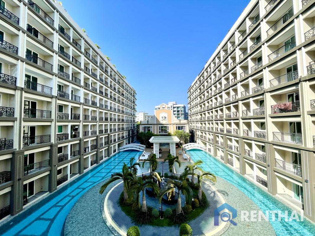 For SaleCondoPattaya, Bangsaen, Chonburi : For sale Dusit grand park 2 1 bedroom pool view