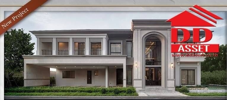 For SaleHouseLadkrabang, Suwannaphum Airport : Grand Bangkok Boulevard Bangna-On Nut Grand Bangkok Boulevard Bangna - Onnut SUPER LUXURY MODERN CLASSIC