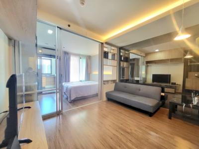 For RentCondoRama3 (Riverside),Satupadit : 📣Condo for rent, U Delight Residence Riverfront Rama 3✨, beautiful decorated room New built-in ✨ 1 bedroom, 1 bathroom, with kitchen and living room, size 34 sq m., Near BRT, Wat Pariwas, complete furniture and electrical appliances. Ready to move in ✨