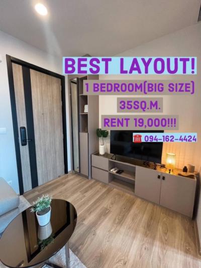 For RentCondoSukhumvit, Asoke, Thonglor : FOR RENT!! Oka Haus,, Oka Haus Sukhumvit 36📍 Free shuttle to BTS Thonglor “BIG 1 Bedroom 35sqm.“ Nicely decorated like Show unit!! , Ready to move in 📲Tel/Line: 094-162-4424