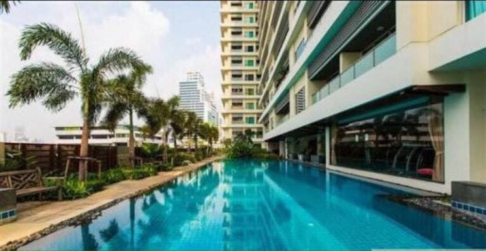 For SaleCondoSathorn, Narathiwat : Baan Nonsi condo for sale, on the 12th floor, size 80 sq m., 2 bedrooms, 2 bathrooms, large hall, central location, convenient transportation, price 6.5 million baht, ready to transfer, transfer fee included.