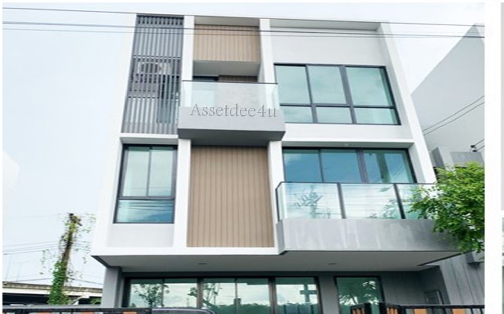 For RentHome OfficeVipawadee, Don Mueang, Lak Si : 3-storey home office for rent, New Noble Connex Don Mueang, near Don Mueang Airport.