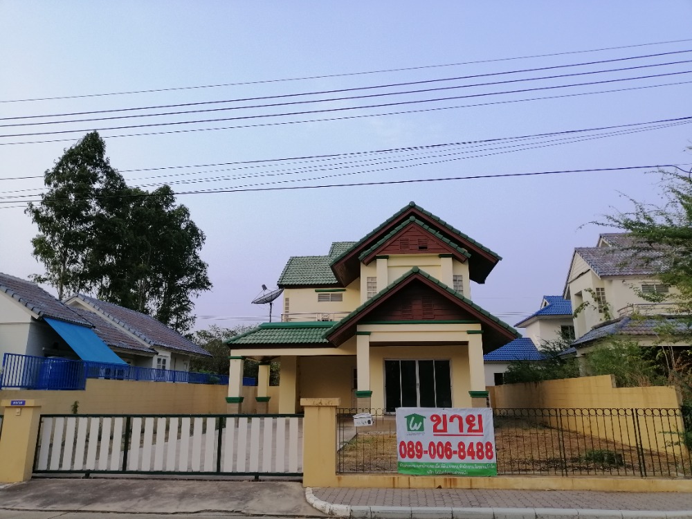 For SaleHouseChachoengsao : Cheap sale, 2-storey detached house, 93.2 sq m, next to Bangna-Trad Road, km. 39
