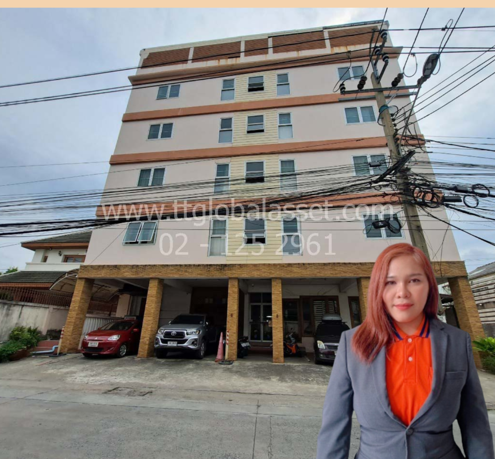 For SaleBusinesses for saleSamut Prakan,Samrong : 5-storey apartment, 55 rooms, 205 square wa, usable area 1,778 square meters, Samut Prakan