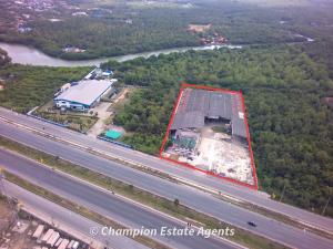 For SaleFactorySamut Songkhram : Land with factory for sale Next to Rama 2 Road, outbound, Samut Songkhram, lower than the appraisal price