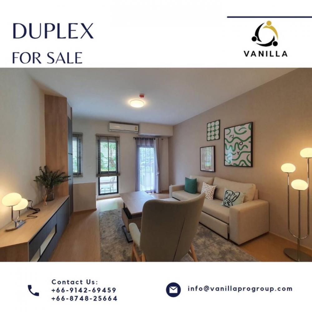 ขายคอนโดบางนา แบริ่ง ลาซาล : For sale!! Unio Sukhumvit 72 plase 2 (Duplex)
