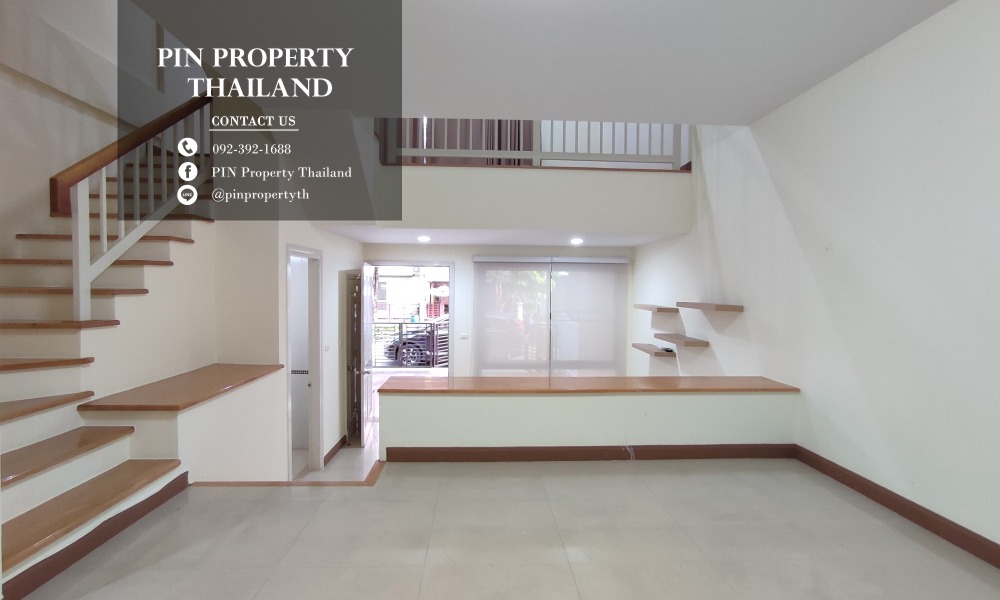 For RentTownhousePattanakan, Srinakarin : ✦✦✦ R-00257 Rent a 3 floor, townhouse Plus City Park Srinakarin-Suanluang, suitable for home office, house in good condition, ready to move in, call 092-392-1688
