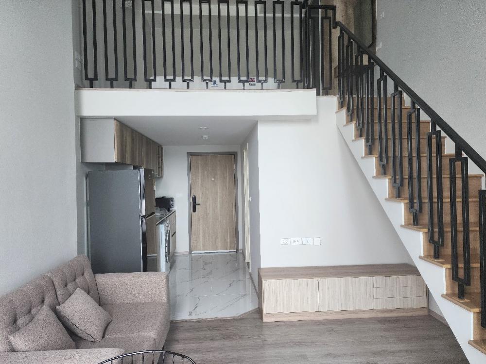 For SaleCondoRattanathibet, Sanambinna : Condo for sale: Ken Attitude Rattanathibet, Loft type, selling cheaper than the project. Chao Phraya River view, only 100 meters from Phra Nang Klao MRT, nothing cheaper than this, size 38.59 sq m.