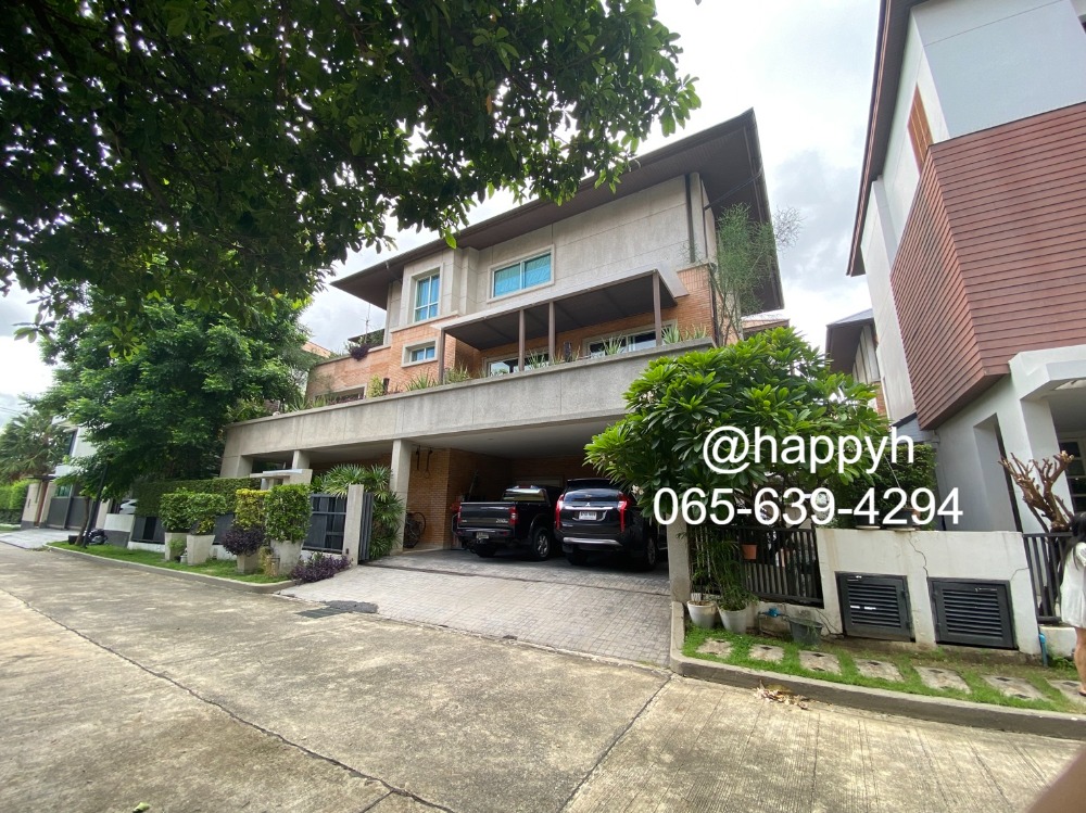 For SaleHouseRama9, Petchburi, RCA : H1217 - 3-storey house for sale Baan Issara Rama 9 Soi Ramkhamhaeng 24