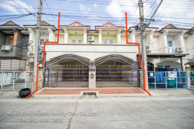 For SaleTownhouseNonthaburi, Bang Yai, Bangbuathong : House for sale, townhouse, Phuttachat University, Bang Bua Thong, Nonthaburi, very cheap