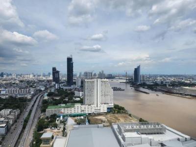 For SaleCondoRama3 (Riverside),Satupadit : Condo for sale, The Key Rama 3 , position 02 view of the Chao Phraya River