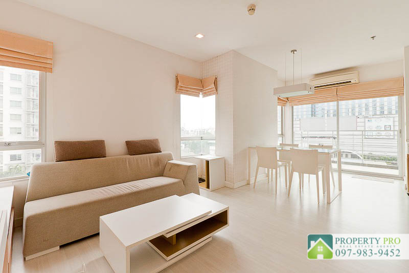 For RentCondoLadprao, Central Ladprao : EL23R-006 Condo for Rent THE ROOM RATCHADA LADPRAO 2 Bedroom 62 sqm Near MRT Lat Phrao, Sutthisan, Huai Khwang, Phahonyothin