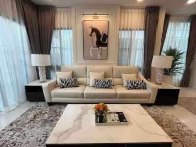ให้เช่าบ้านพัฒนาการ ศรีนครินทร์ : Brand New Luxury House Nantawan Krungthepkreetha ให้เช่าบ้านเดี่ยวใหม่4 Bedrooms 6 Bathrooms Land 112 sqwa