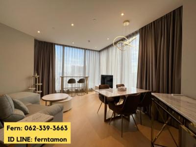 For RentCondoRama9, Petchburi, RCA : 🔰 Ashton Asoke-Rama9 for rent, 2 bedrooms, 2 bathrooms, beautifully decorated room, high floor, city view, call 062-339-3663