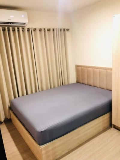 For RentCondoLadkrabang, Suwannaphum Airport : Condo for rent, Mee On Nut, Rama 9, Building A, 1st floor, open view, size 23.50 sq m. Price 6,000 baht