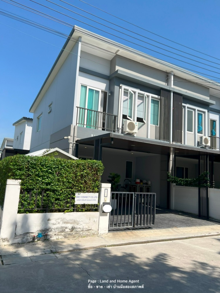 For SaleTownhouseNonthaburi, Bang Yai, Bangbuathong : Townhouse for sale, Chuan Chuen Town Kaew In-Bang Yai, corner plot, beautiful decoration, ready to move in.