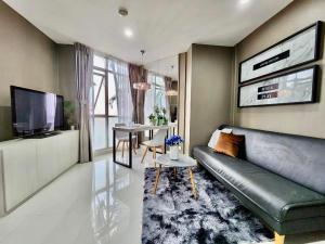 For RentCondoRama3 (Riverside),Satupadit : Lumpini Place Water Cliff / 1 bedroom size 32 sqm, 10th floor / price 13,000 baht.