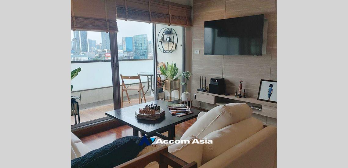 ขายคอนโดสาทร นราธิวาส : Corner Unit, Duplex Condo | 3 Bedrooms Condominium for Sale in Sathorn, Bangkok near BRT Thanon Chan at Baan Nonzee (AA32301)