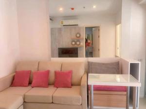 For RentCondoRama9, Petchburi, RCA : Ready to live on Feb 1, 66, the project is opposite Jodd fair - near central rama 9, urgent rent !! Condo Aspire Rama 9, near mrt Rama 9, 200 meters, walk for 3 minutes, size 32 sq m, 1 bedroom, 1 bathroom, 1 kitchen, 22nd floor, building