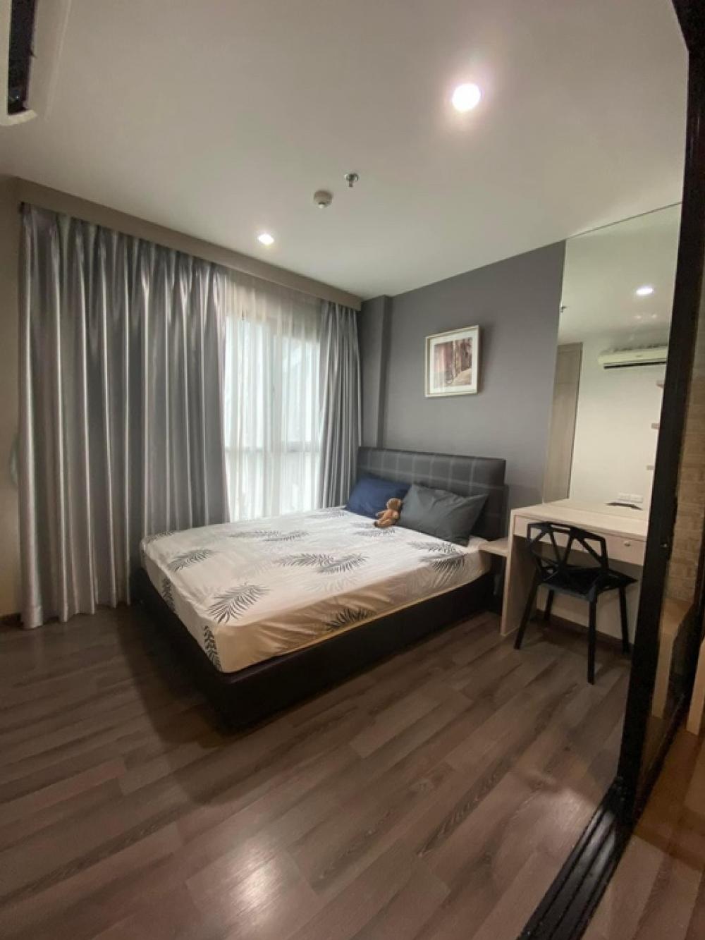 For RentCondoOnnut, Udomsuk : 📣 Condo for rent, The Base Park West (The Base Park West), 1 bedroom, 1 bathroom, size 27 sq m., 36th floor, city view 🚆 Convenient transportation, near BTS On Nut, complete furniture and electrical appliances. Ready to move in ✨