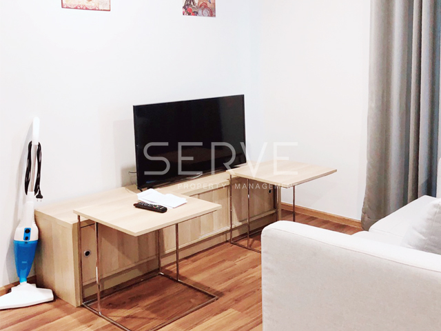 For RentCondoRatchadapisek, Huaikwang, Suttisan : 🔥2 Bed 2 Bath High Fl. 10+ Condo in Ratchada Area Next to MRT Thailand Cultural Centre 80 m. at Noble Revolve Ratchada 2 Condo / Rent