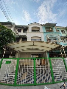 For RentTownhouseRama9, Petchburi, RCA : AH-T703 Townhome for rent and sale, 3 floors, 20 sq w, suitable for making HomeOffice, Baan Klang Muang. Soi Rama 9 43 near The NINE, Soi Rama 9 43
