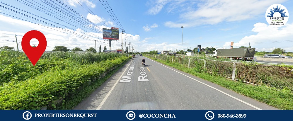 For SaleLandKasetsart, Ratchayothin :  📢 Land for sale on the main road, Bang Khen District, before Lat Krabang, near the expressway, convenient to travel **(area 4-2-28.7 rai) 📌 (Property number: COL188)