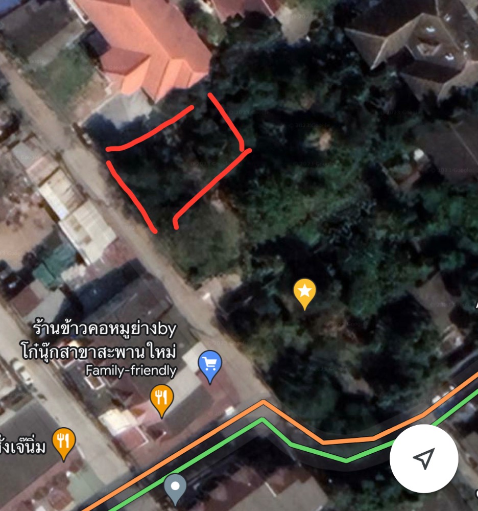 For SaleLandVipawadee, Don Mueang, Lak Si : Land for sale, size 159 square wah, in Soi Phaholyothin 54.