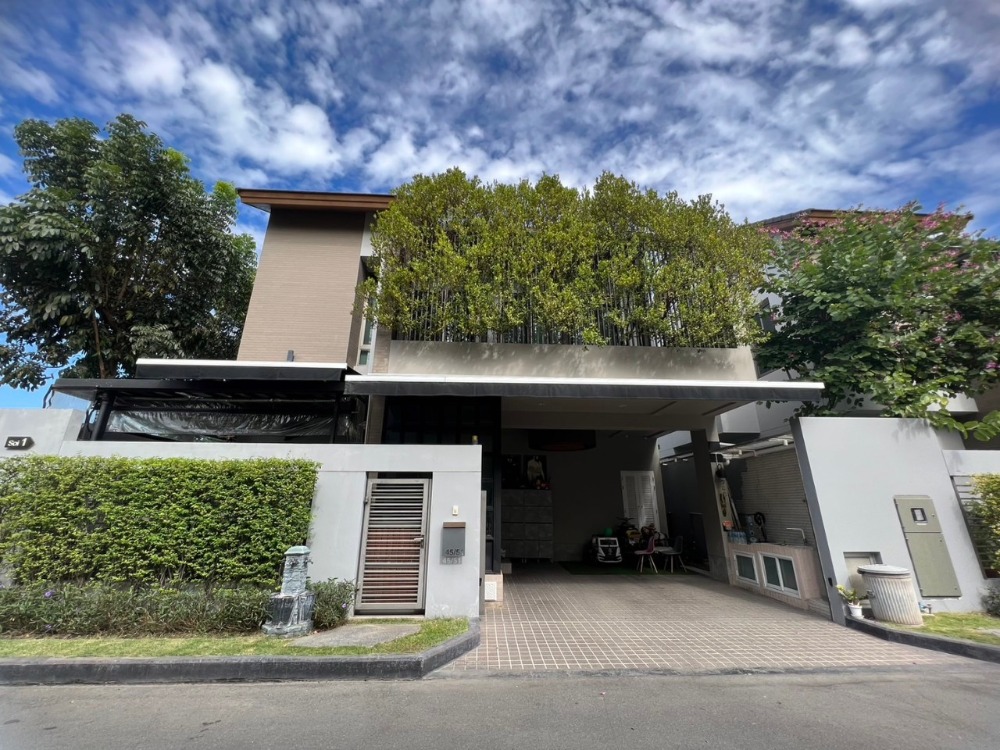 For SaleHouseYothinpattana,CDC : WW122 Private Nirvana Residence Village for sale, Private Nirvana Residence North, Soi Yothin Phatthana 11, intersection 7 behind the corner