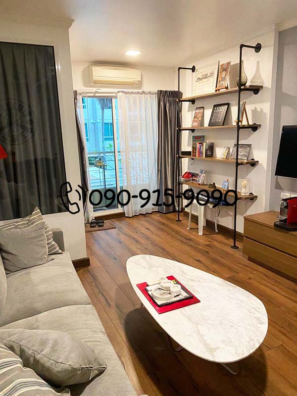 For SaleCondoRatchadapisek, Huaikwang, Suttisan : Sale! Ivy Ratchada Condominium 35.89 sq.m. with furniture and home appliances, golden location close to MRT Sutthisan 350m