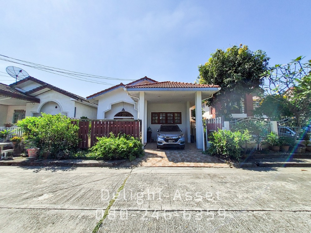 For SaleHouseMin Buri, Romklao : For Sale! ! Sammakorn Village Ramkhamhaeng 112, Detached house 50 Sq.wa, Good Condition Near MRT Sammakorn Station, Bangkapi