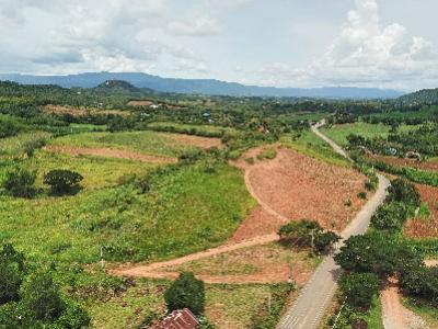 For SaleLandPak Chong KhaoYai : Land for sale in Khao Yai, Wang Katha Subdistrict, Pak Chong District, 25 rai, mountain view and next to the water, very rare.