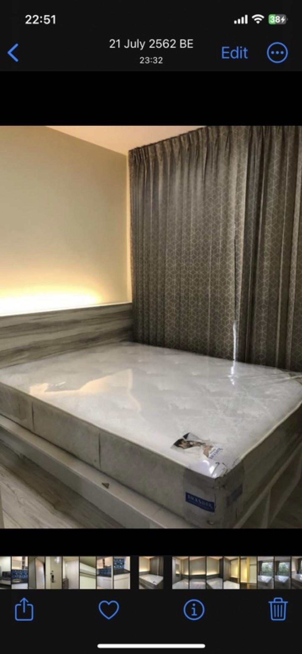 For SaleCondoBangna, Bearing, Lasalle : Mestyle Bangna for sale, near Central Bangna, 5 minutes walk, fully furnished, wardrobe, bed, sofa, mattress, TV stand, refrigerator, kitchen ready to store bags Move in Interested contact Khun Nan 092-942-6455 line ribbin9