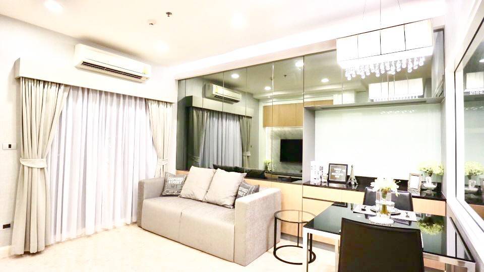 For RentCondoSukhumvit, Asoke, Thonglor : Rent The Crest Sukhumvit 34, 1 Bedroom, 17th floor