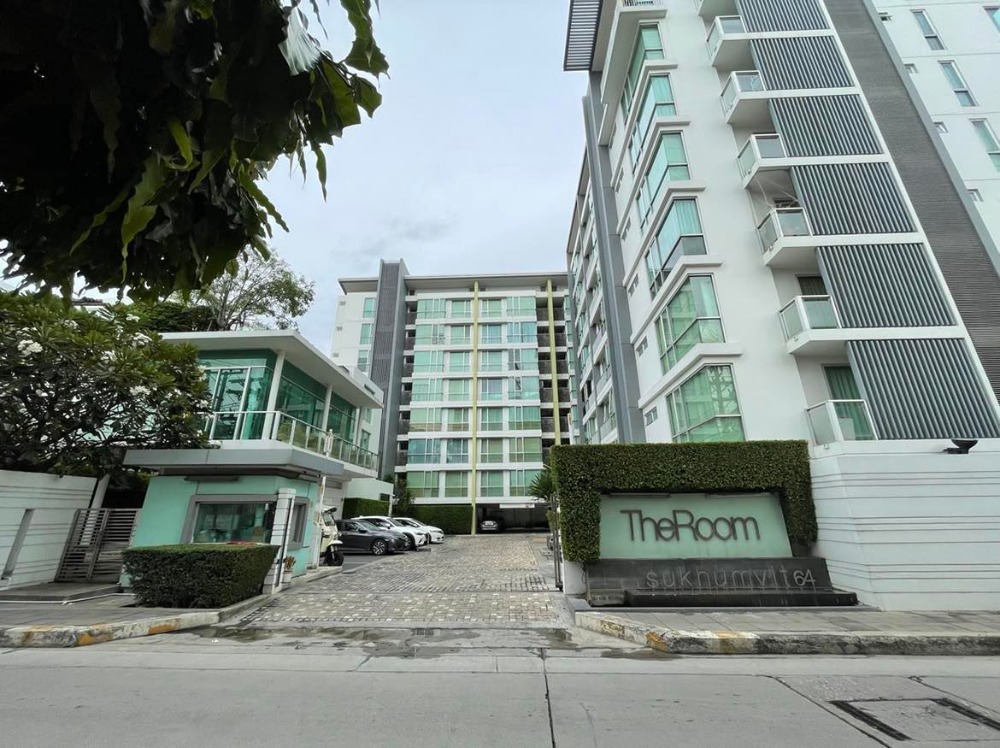 For SaleCondoOnnut, Udomsuk : Condo for sale, 43.96 sq m (corner room), 2nd floor, The Room Sukhumvit 64, near BTS Punnawithi, Bang Chak, Phra Khanong, Bangkok 10260