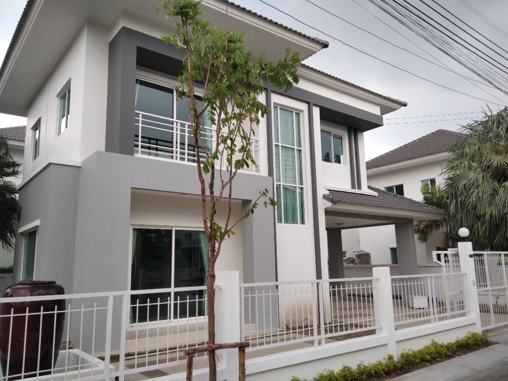For SaleHouseMin Buri, Romklao : House for sale, Lanceo NOV, Ramintra - Khu Bon 38, area 55 sq m, sample house