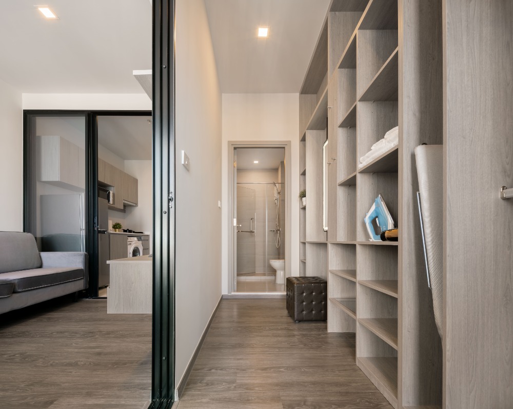 ให้เช่าคอนโดระยอง : ✅ Notting Hill Rayong City  Condo for rent 1 Bedroom with walk in closet 26sqm ✅ Accept Short Contract  (Service residence by Hampton)